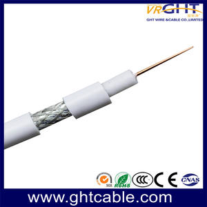 White PVC Coaxial Cable RG6 | VRGHT