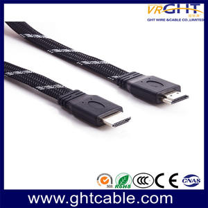 Flat Braiding HDMI 1.4V F018 HDTV Cable- GHT