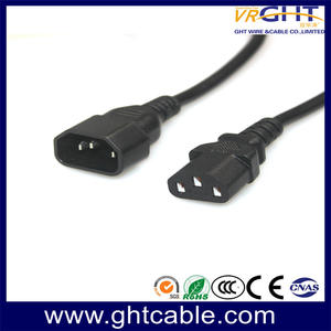 c14 to c13 power cord  | Factory manufacture Direct Sale power cord from GHT