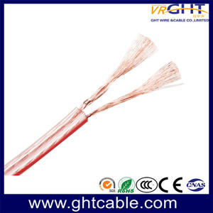 Transparent Flexible Speaker Cable (2X30 CCA Conductor) High Quality