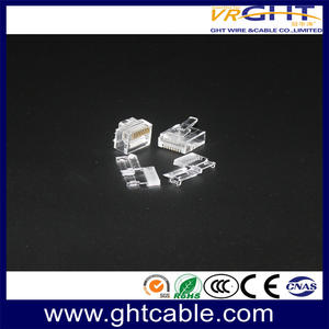 UTP CAT5E Two-Piece  Crystal Connector Gold-Plated