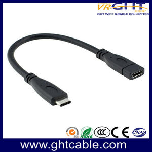 USB Type C Male to USB Type C Female Extension Cable