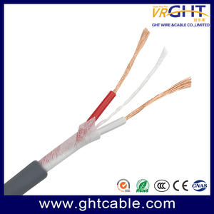 hot sale factory directly 2.0mm transparent audio rca speaker cable