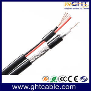 Black PVC Coaxial Cable RG59+2C | VRGHT